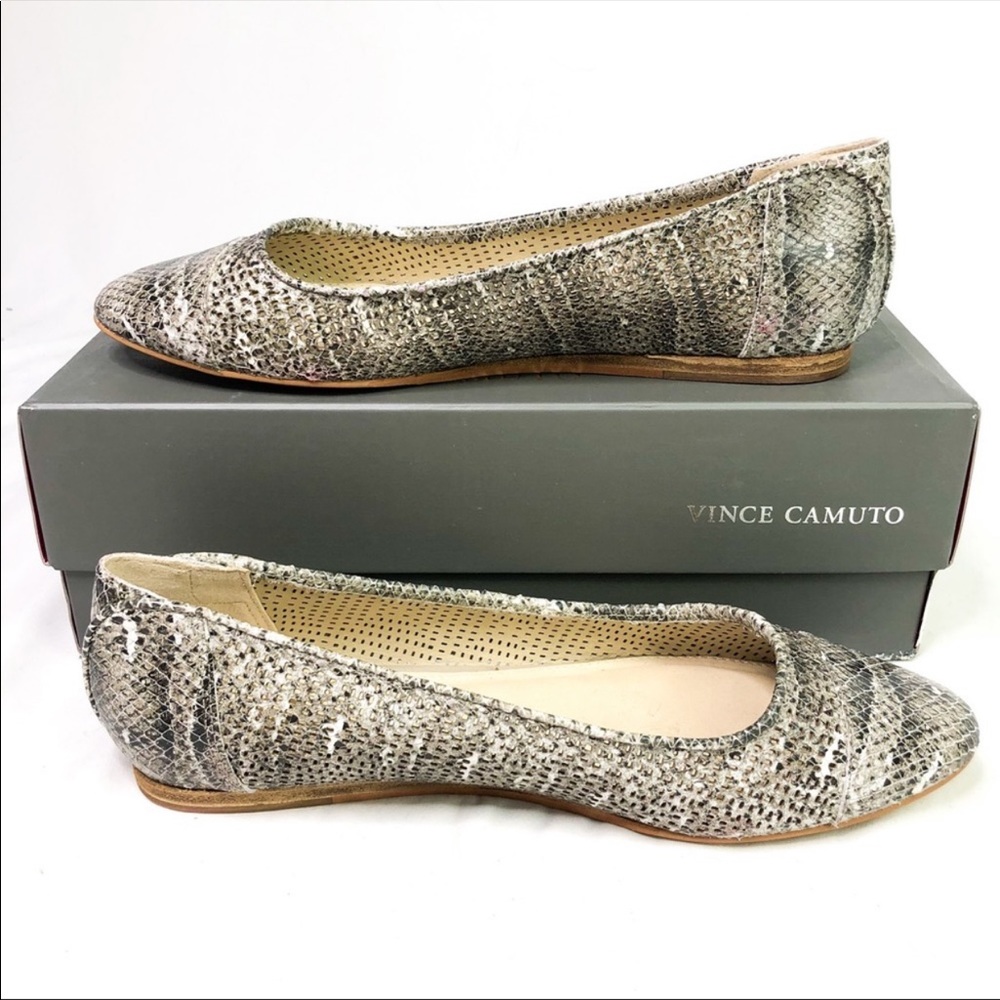 Vince Camuto Snakeskin Flats